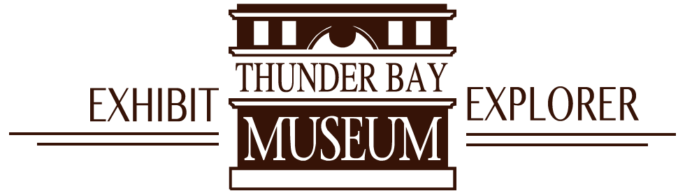 Logo for the Thunder Bay Museum Exhibit Explorer website.
